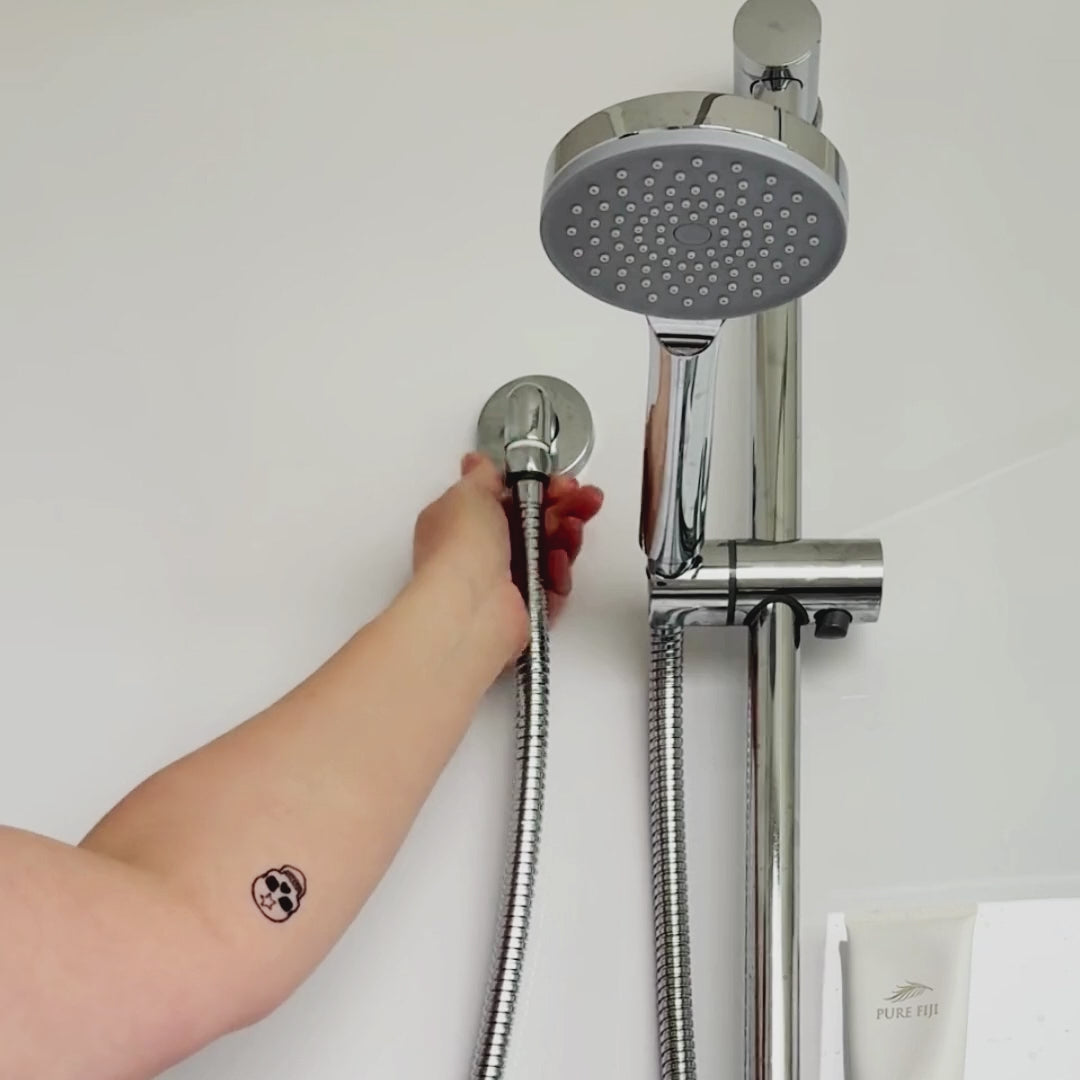 Süla shower filter and adapter installation video.
